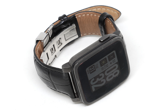 Pebble Time Steel ペブル タイム スチール Pebble time ペブル タイム 美品Pebble Steel(ペブルスチール